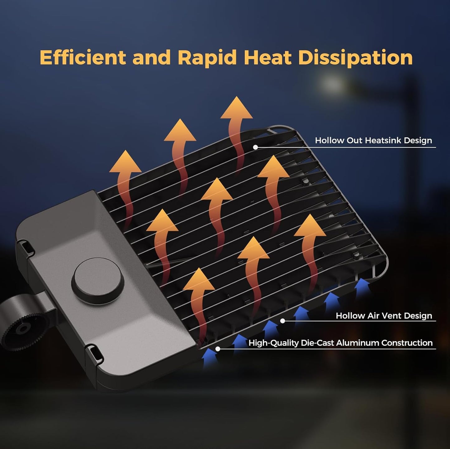 180W LED Parking lot Lights Commercial Oudoor Lighting Shoebox Light with Dusk to Dawn Photocell 32400Lm(180LM/W) 6000K IP65 Waterproof 100-277V for Driverway Parking Lot