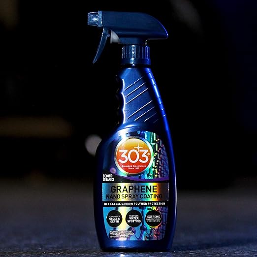 303 Products Graphene Nano Spray Coating - Enhanced Gloss Finish & Depth, Water Repellent, UV Resistant, Helps Prevent Scratches, Beyond Ceramic Coating for Cars, Car Detailing Spray, 15.5oz.