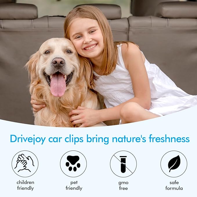 Car Air Freshener Vent Clips, 12 Pack, 6 Ocean, 6 Hawaiian, Provides Long-Lasting Scent, Up to 360 Days, Car Fresheners