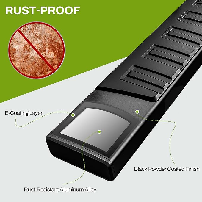 AUTOSAVER88 Running Boards Compatible with 2019-2025 Dodge Ram 1500 Quad Cab/Extended Cab New Body Style, 6 inches Side Step Nerf Bars (Exclude 19-24 Ram Classic)