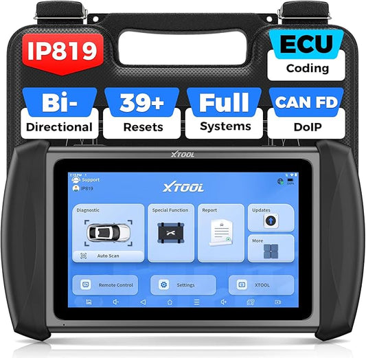 XTOOL IP819 V2.0 Bidirectional Scan Tool, 2025 Upgraded of D7 OBD2 Diagnostic Scanner with Active Test, PMI Function, 39+ Resets, ECU Coding, FCA AutoAuth, All Systems Scanner for Cars, 3-Year Update