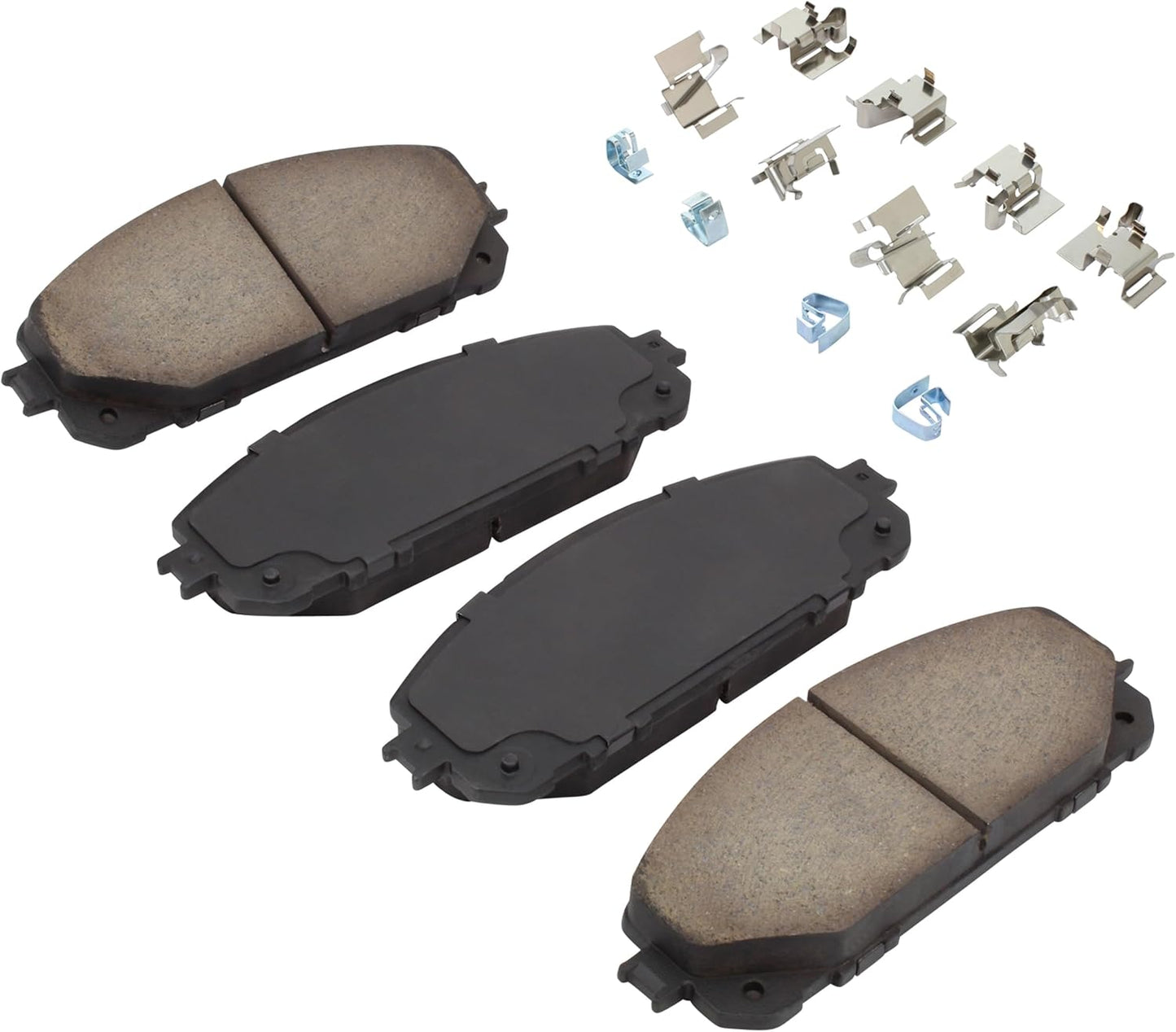 Premium Ceramic Front Brake Pads (1001-1843C) Compatible with Jeep Cherokee 2014-2023