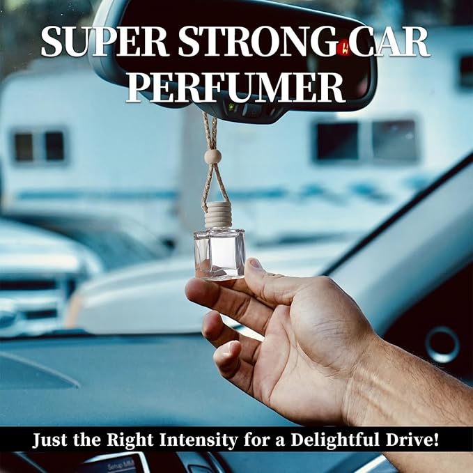 2-Pack Caramel & Vanilla Oud Car Air Freshener Hanging Long Lasting Car Scent Essential Oil Diffuser Car Perfume Inspired Fragrances for Men for Women by VUTOLLOSA