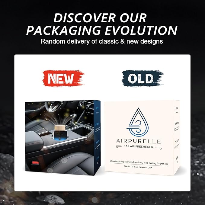 Car Air Freshener for Men & Women – Long-Lasting Woody Citrus Essential Oil Diffuser for Car Cup Holder – 50ML (1.7 FL OZ) Car Scent Diffuser, Inspired by Perfume – Made in USA