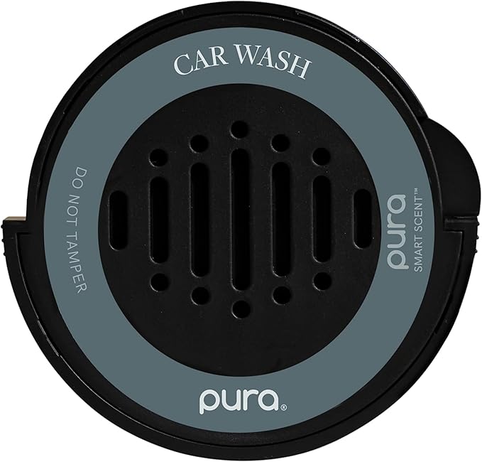 Pura Car Scent Refill - Fragrance for Pura Car Diffuser - Clean & Safe Luxury Diffuser Scent - Long-Lasting Fragrance for 30 Days of Aroma - Spring & Summer Household Essential - Car Wash