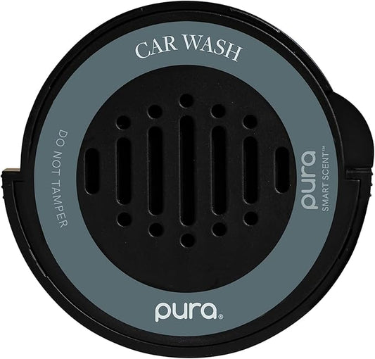 Pura Car Scent Refill - Fragrance for Pura Car Diffuser - Clean & Safe Luxury Diffuser Scent - Long-Lasting Fragrance for 30 Days of Aroma - Spring & Summer Household Essential - Car Wash