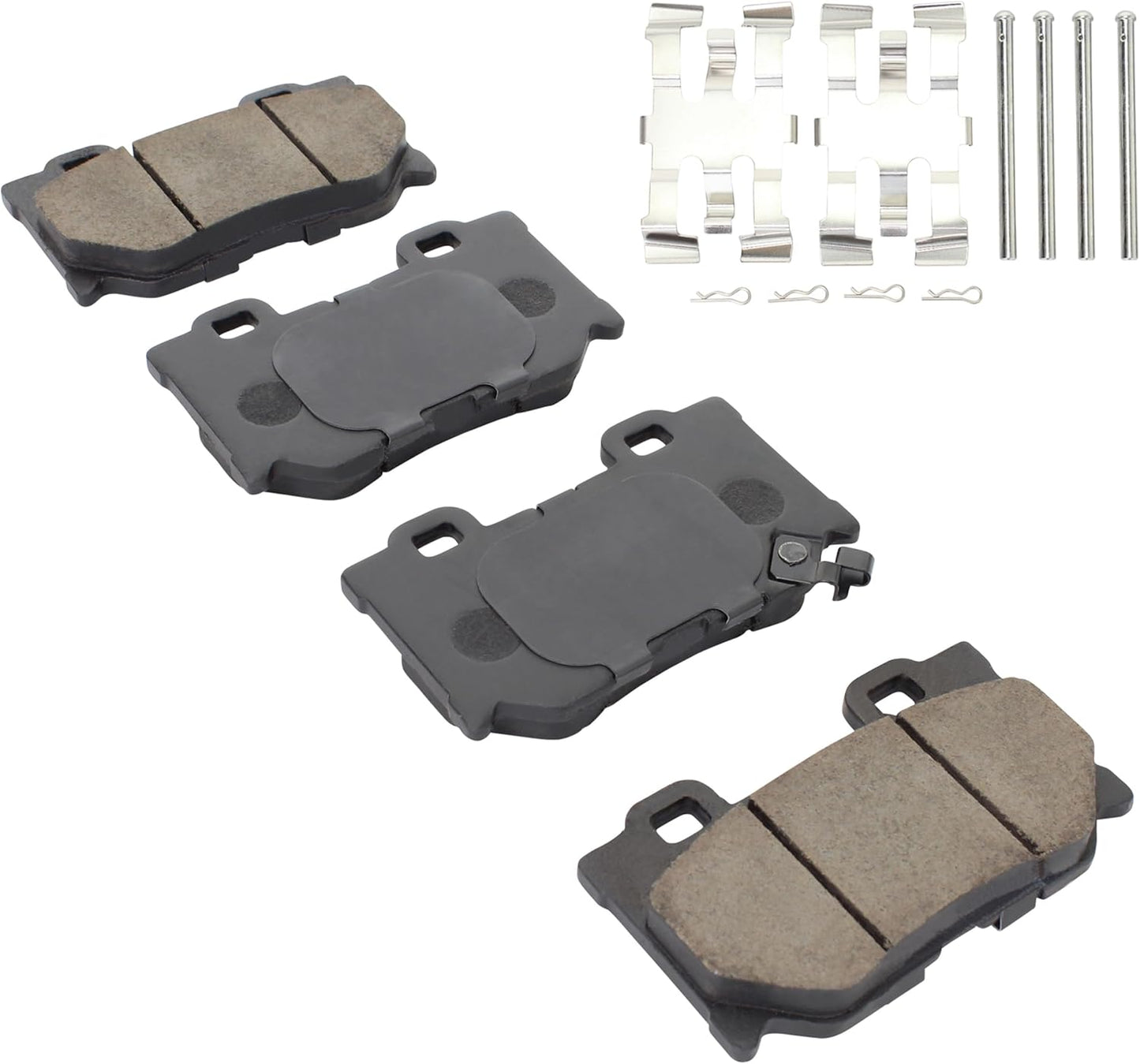 Premium Ceramic Rear Brake Pads (1001-1347C) Compatible with 2008-2023 INFINITI/Nissan (350Z/370Z/FX50/G37/M37/M56/Q50/Q60/Q70/Q70L/QX70/Z)