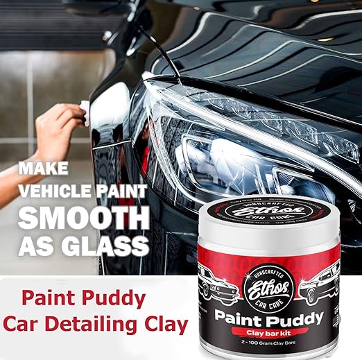 Ethos Clay Bar Kit Paint Puddy Car Detailing Clay 200g - Detail Kit Premium Clay Bars Auto Detailing Clay Bar for Car Detailing, Wash and Clean