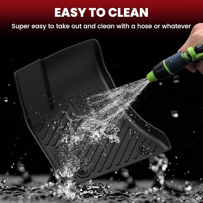 LASFIT Floor Mats & Trunk Mat for Dodge Charger 2011-2023 AWD, for Chrysler 300 2011-2023 AWD, Fit Without Subwoofer, All Weather TPE Custom Fit Car Mats Floor Liners Cargo Liner Cargo Mat Black