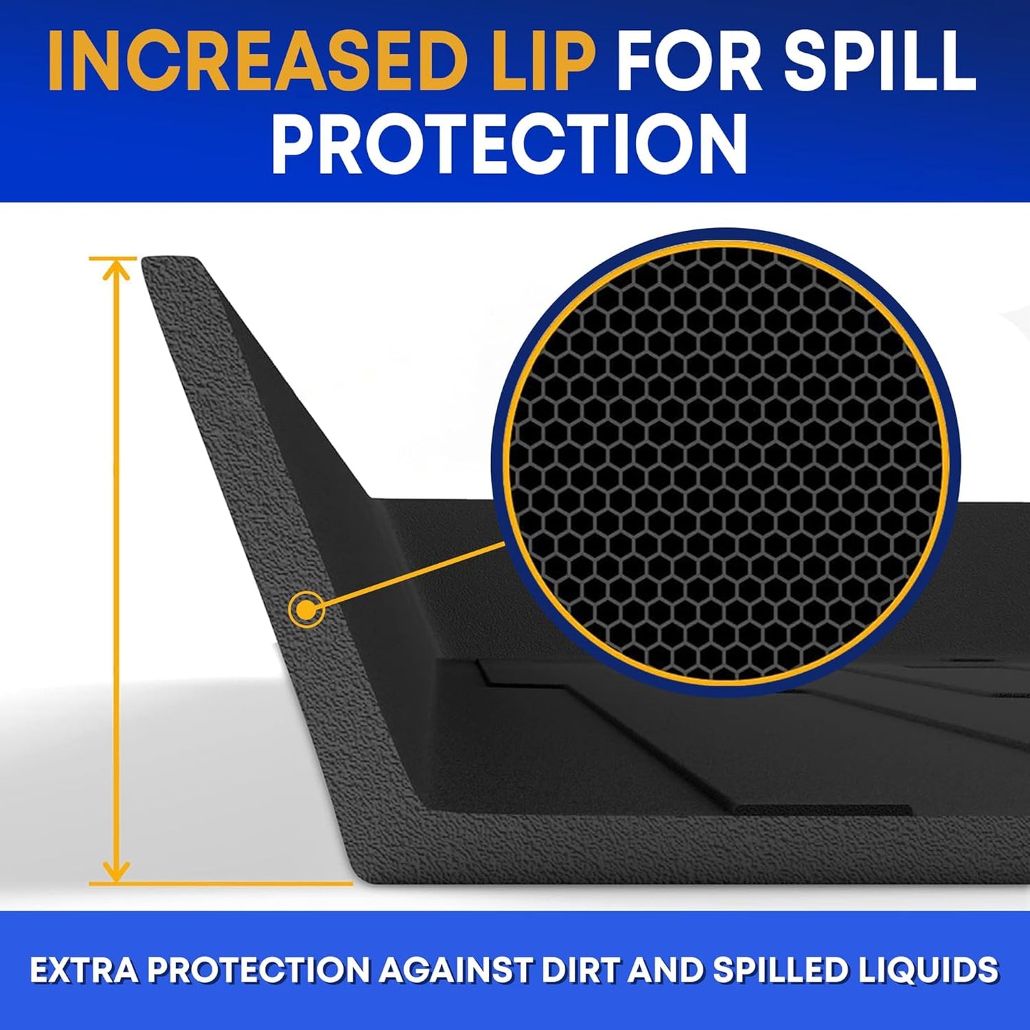 Premium Cargo Liner for Jeep Grand Cherokee 2011-2021 - 100% Protection - Custom Fit Car Trunk Mat - All-Season Black Cargo Mat - 3D Shaped Laser Measured Trunk Liners for Jeep Grand Cherokee