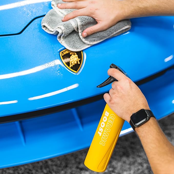 XPEL Ceramic Boost Spray Coating, 16oz - Silicon Dioxide Car Detailing Spray, Beads and Repels Water, Dust, Lint, and Protects Against Debris - Safe for Cars, Trucks, Motorcycles, RV's & More