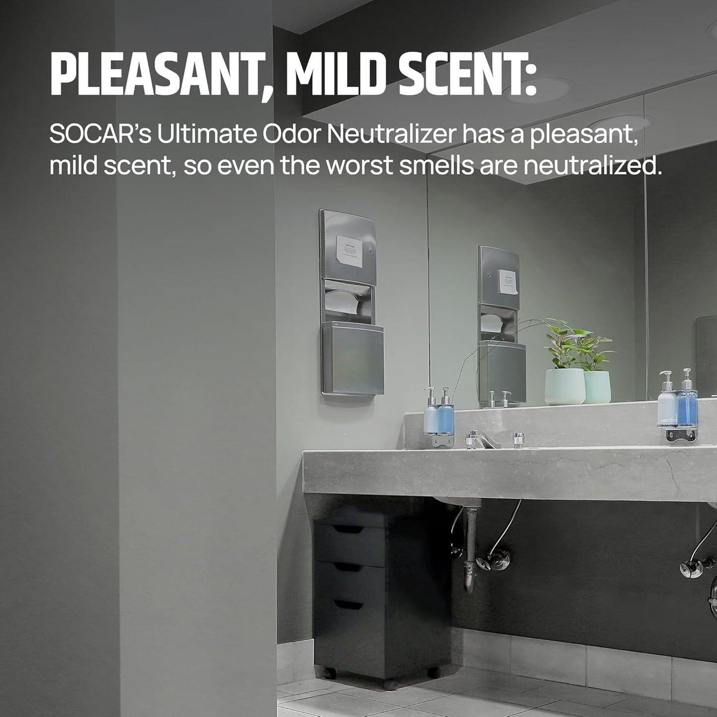 SOCAR - Odor Neutralizer Eliminates odors for Home, Office, Gym, Car. Eliminates Odors from Pets, Cooking, Sports Gear, Urine, Vomit & Unwanted, Strong Odors 32oz Liquid Spray