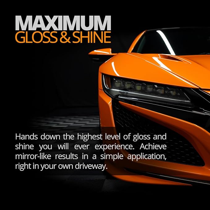 CERAKOTE® Platinum Rapid Ceramic Paint Sealant - 128 oz - Maximum Gloss & Shine – Extremely Hydrophobic – Unmatched Slickness - Ceramic Spray Coating - 50 Wash Rating