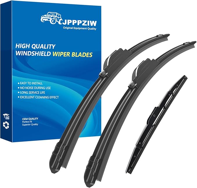 CJPPPZIW® Windshield Wipers-26 Inch+16 Inch+13 Inch Replacement for 2012 2013 2014 2015 2016 Honda CR-V CRV Wiper Blades for My Car,Quality Front and Rear Wiper Blades(Pack of 3)
