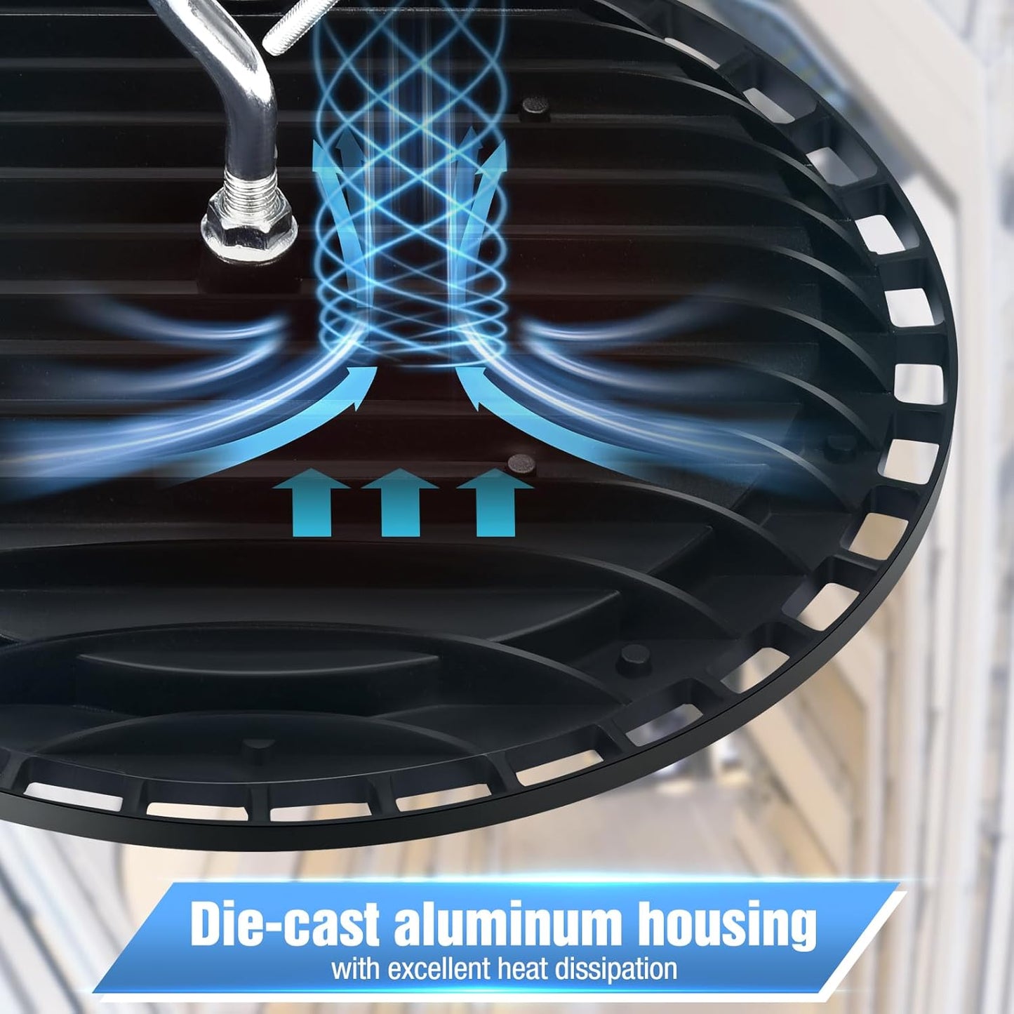 20 Pack 150W UFO Led High Bay Light Fixture,5000K Daylight Commercial Shop Bay Lighting,120VAC,21000LM,[650W MH/HPS Equiv.] US Plug Area Lighting for Garage/Warehouse/Barn/Gym/Factory/Workshop