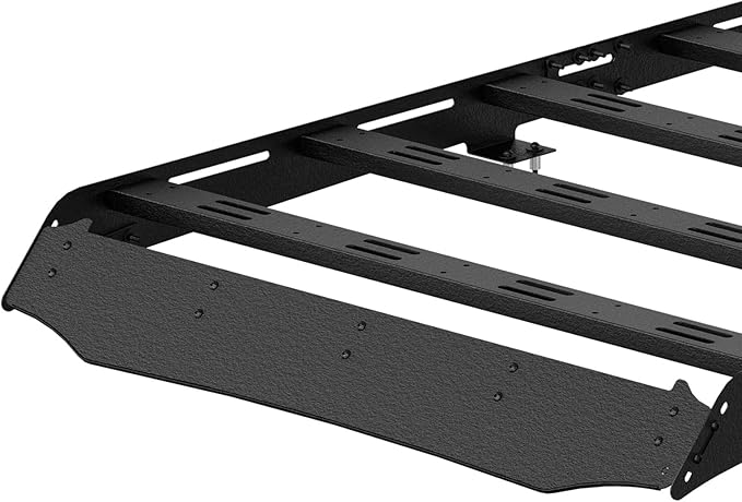 Full Length Roof Rack Cargo Basket Compatible with 2010-2024 Toyota 4Runner 5th Gen Cargo Carrier, Streamlined Heavy-Duty Overland Rooftop Luggage Storage Holder Cargo Racks, 800 LBS Capacity