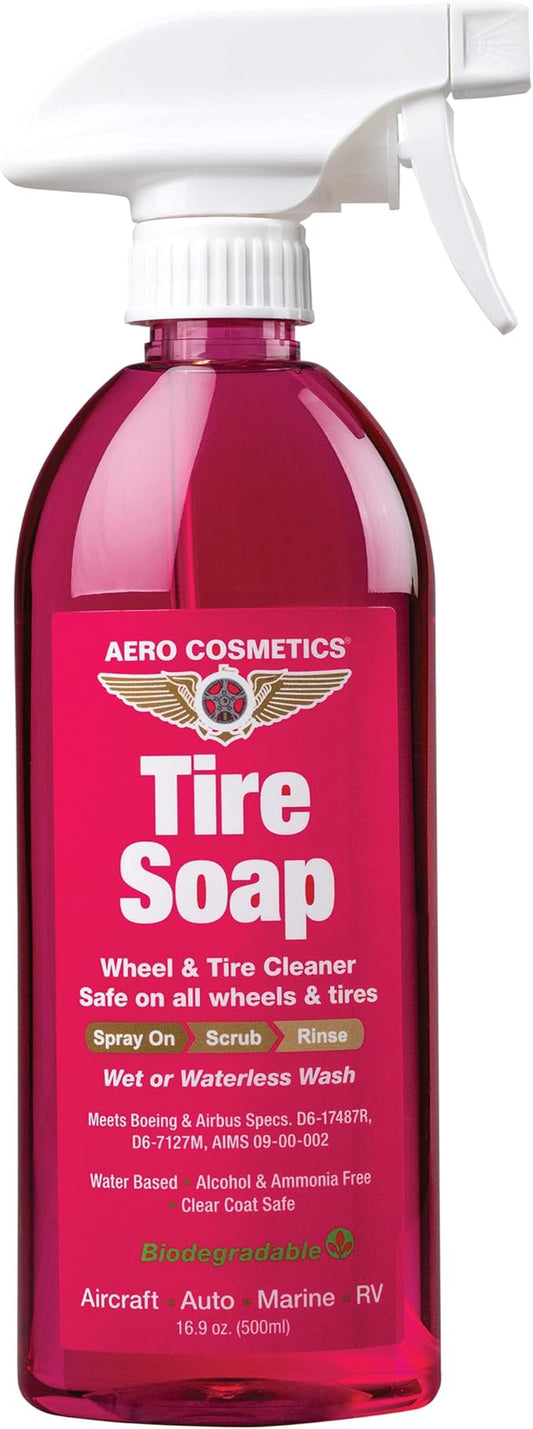 Tire Soap & Degrease 16 Fl. oz - Premium Tire Soap & Degreaser for Deep Cleaning | Easily Removes Tire Dirt, Oil Residue, Grime & More | Safe for All Wheels & Tires | Professional-Grade |