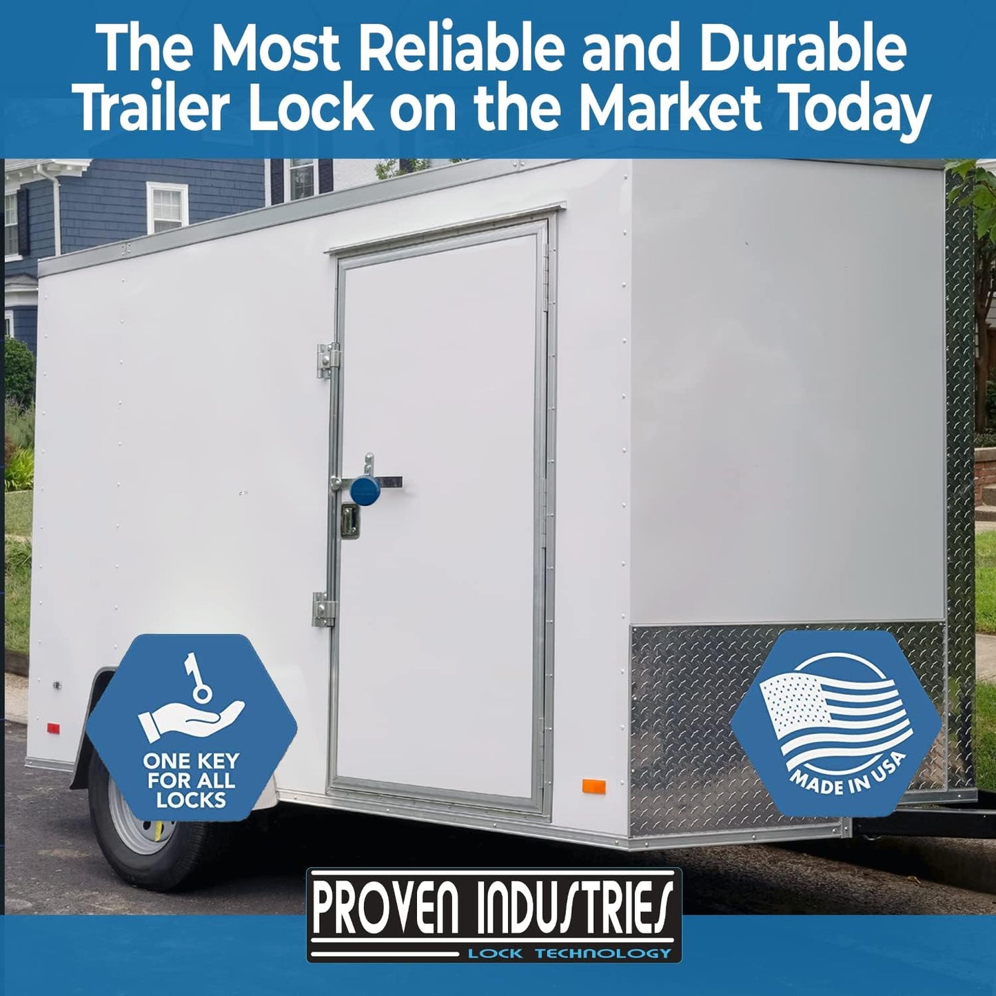 Proven Industries Model 400XL Puck-Lock Set, Made in The USA, Pack of 2, (Black)