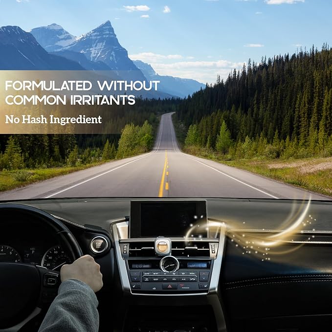 Air Jungles Hawaiian Scent Car Air Freshener Clip, 6 Vent Clips, 4 ml Each, Long Lasting Air Freshener, Up to 180 Days Car Refresher Odor Eliminator