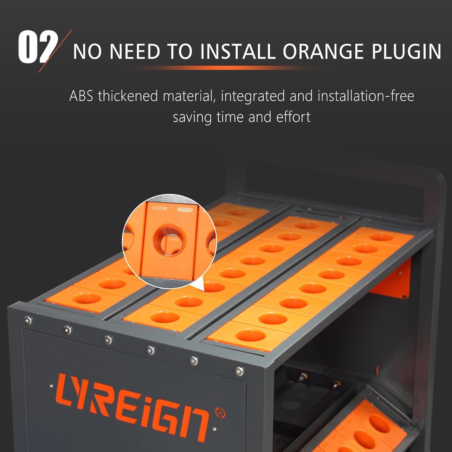 CNC Tool Organizers Service Carts, Large Capacity CNC Tool Holder Storage Cart, CNC Trolley is Suitable for Warehouses Mechanic Factory Garage