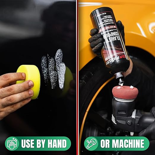 Clarity Compound - Polishing & Cutting Compound for Cars with ClarityFusion Technology - One Step Scratch Remover for Clear Coat & Paint Restoration - Removes Scratches, Swirls & Oxidation - 16 oz