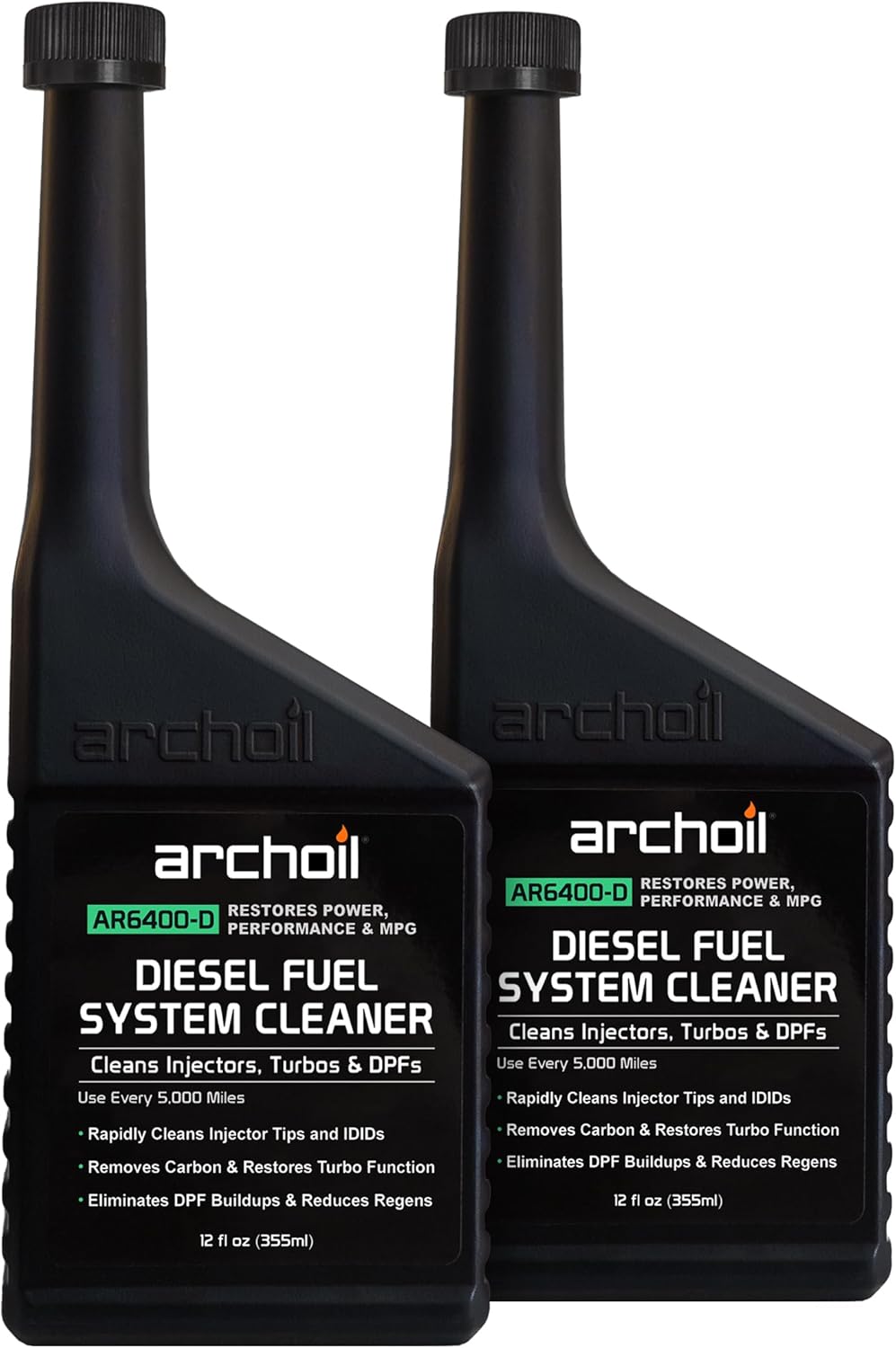 Archoil AR6400-D Diesel Fuel System Cleaner (Two Pack) - Cleans Injectors, Turbo & DPF
