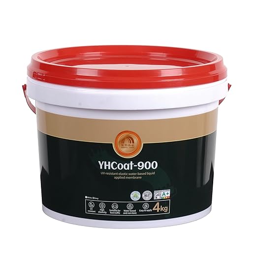 Waterproof Sealant, ORIENTAL YUHONG 1 Gallon Acrylic Coating Sealant, UV Defense, Elastomeric Roof Coating Sealer for Roof Leaks Repair, Concrete, Wall Repair Indoor and Outdoor (Gray)
