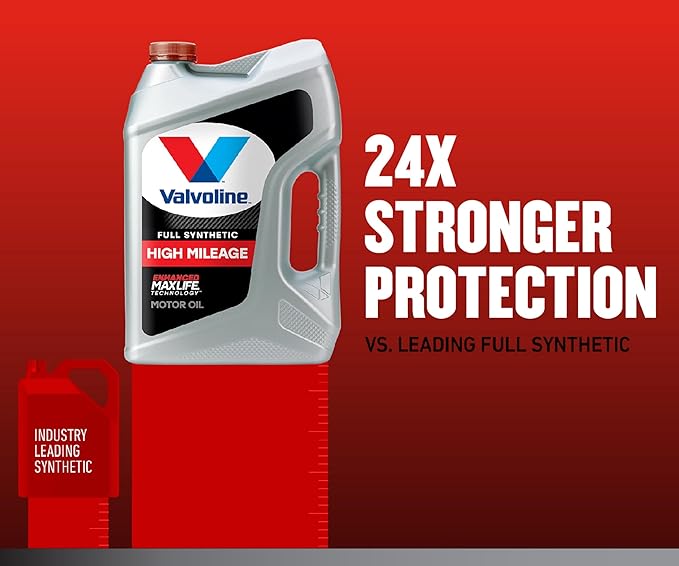 Valvoline Full Synthetic High Mileage with MaxLife Technology 5W-20 Motor Oil 1 Quart
