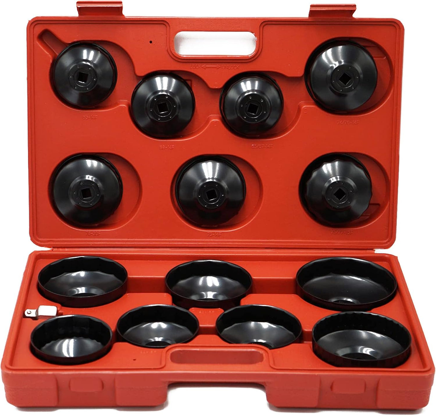 Oil Filter Socket Set 14pcs 3/8" Cap Wrenches Tool Kit