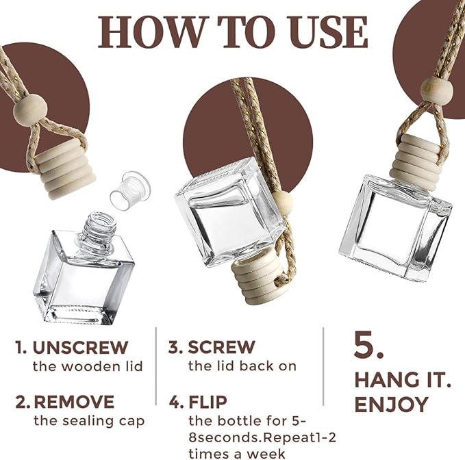 2- Pack Maritime Melody Car Air Freshener Hanging Long Lasting Car Scent Essential Oil Diffuser Car Perfume Inspired Fragrances for Men and Women by VUTOLLOSA