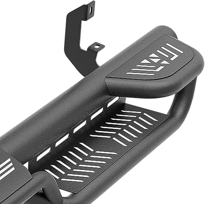 Three Raised Steps Running Boards Compatible with 2019-2025 Chevy Silverado & GMC Sierra 1500, 2020-2025 Chevrolet Silverado/Sierra 2500 3500 HD Crew Cab Side Step (Excl 2019 1500 LD/Limited)