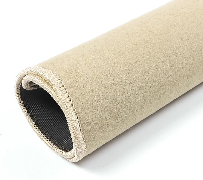 IKON MOTORSPORTS, Floor Mats Compatible with 2008-2015 Chevrolet Cruze, 2016 Cruze Limited, Factory Fitment Beige Nylon Front & Rear Car Floor Mat Liner Carpets Replacement 4PCS