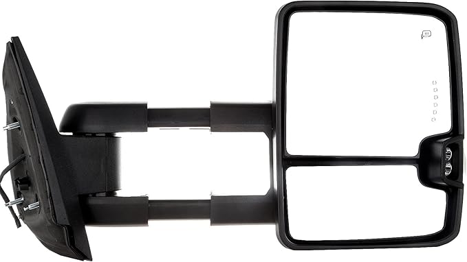 OCPTY Towing Mirrors Power Heated Left Driver Right Passenger Side Tow Mirrors Fit For 2007-2014 For Chevy Silverado For Gmc Sierra (07 For New Body) With Turn Signal Light Light With Chrome