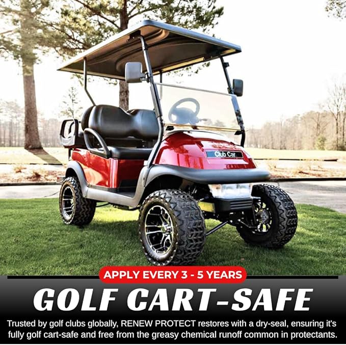 RENEW PROTECT - BLAK+GLOZ, Super Shine Combo - Acrylic Ceramic-Hybrid Protectant, Tire & Trim Restorer, Gloss to Mirror-Shine, RVs- Golf Cart- and Motorcycle-Safe, Wash-Proof, 5 min Dry-Seal 6.8oz