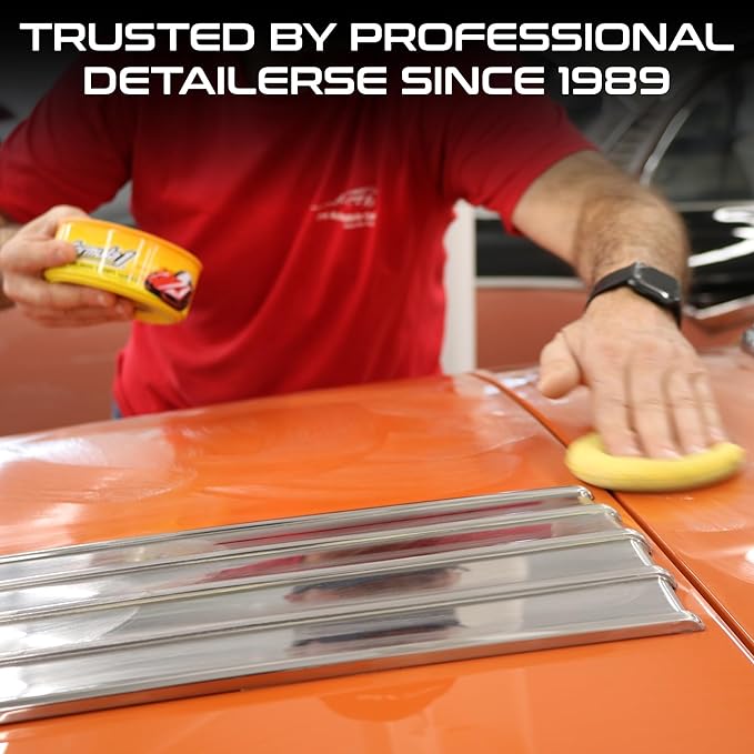 Formula 1 Carnauba Car Wax Paste - High-Gloss Shine - Polish for Car Detailing to Shine & Protect – Remove Haze and Paint Swirls w/ Micropolishing Agents – Car Cleaning Supplies (8 oz)