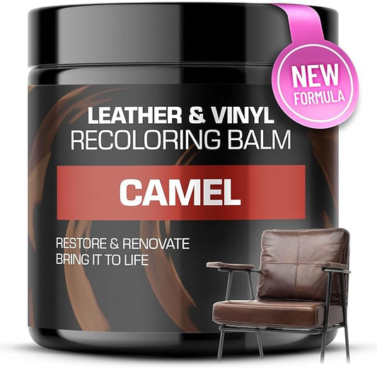 Leather Recoloring Balm, Color Restorer, Scratch Remover, Couch Paint and Repair, Leather Balm for Couches
