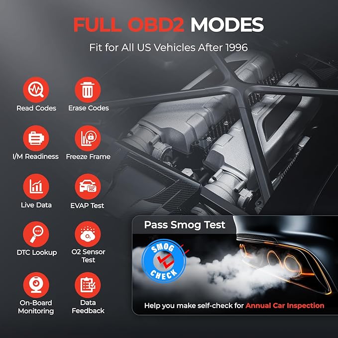 LAUNCH CRP123I V3.0 Elite OBD2 Scanner Diagnostic Tool with DOIP & CAN FD, 2025 New Code Reader for Cars and Trucks, Engine ABS SRS Transmission Car Scanner, Oil/EPB/DPF/SAS/Throttle Relearn