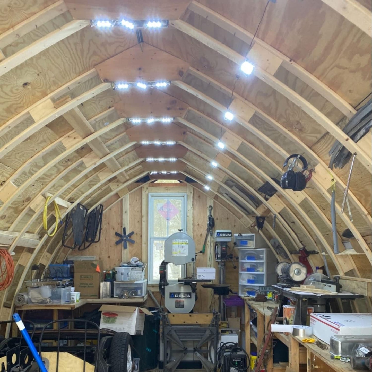 Linkhood 120 LED Van Interior Light, Car White LED Ceiling Lights Kit, Super Bright Lighting Dome Lamp for Van RV Truck Auto Vehicle Boat Caravan Trailers Lorries Cargo Transit Bus Camper