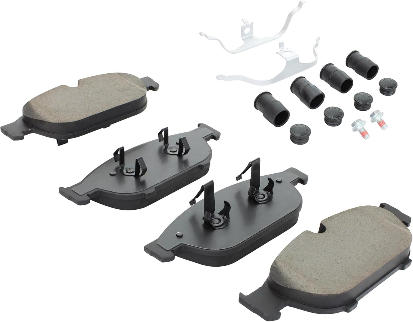 Premium Ceramic Front Brake Pads (1001-1549C) Compatible with Audi A6 2017-2018, Audi A6 Quattro 2012-2019, Audi A7 Quattro 2012-2018, Audi A8 Quattro 2011-2016