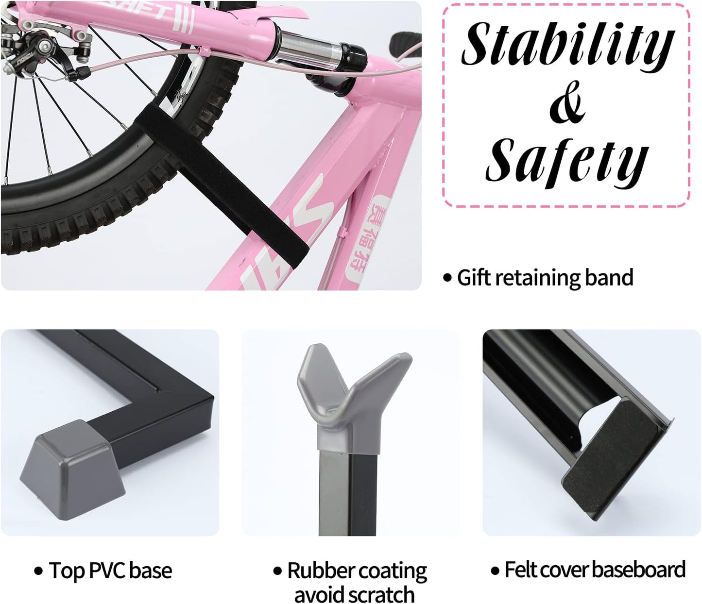 Bike Stand,Vertical Bike Rack For Indoor Bike Storage,Upright Bicycle Stand Floor.
