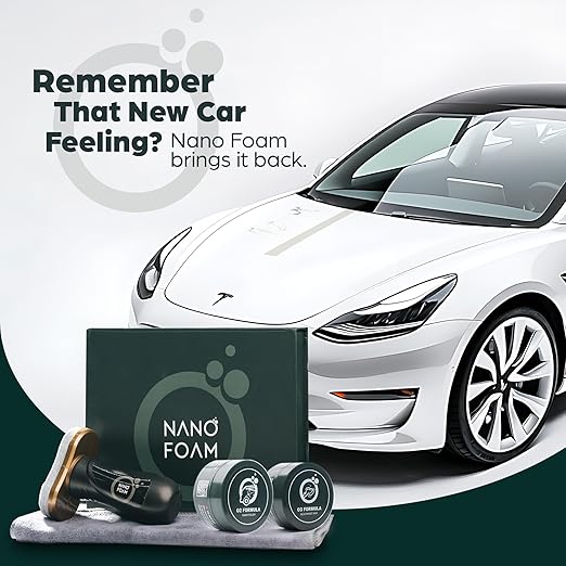 Car Scratch Remover Kit with O3 Formula – Scratch Remover for Vehicles, Polishing Compound, Car Polish & Buffer, Rubbing Compound for Cars, Car Paint Restorer, Paint Correction Kit