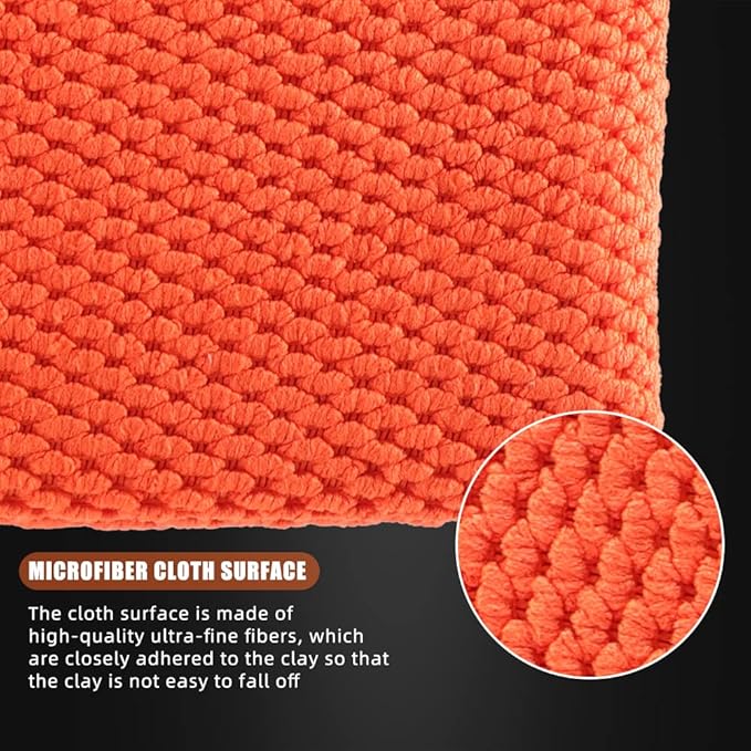 SPTA Clay Mitt, 1Pc Fine Grade Clay Bar Wash Mitt, Clay Eraser Mitt for Car Detailing, Auto Detailing Clay Bar Glove Quickly Removes Debris from Your Paint, Glass, Wheels, & More-CHMLG01