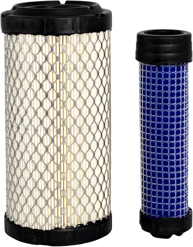 Maintenance Filter Kit 77700-01818 Compatible with Kubota RTV500 (S/N 19024) Utility Vehicle 3A111-19130 59800-26110 HH150-32430 HHK71-14080 HHK70-14073 Outer Inner Air Engine Oil Hydraulic HST