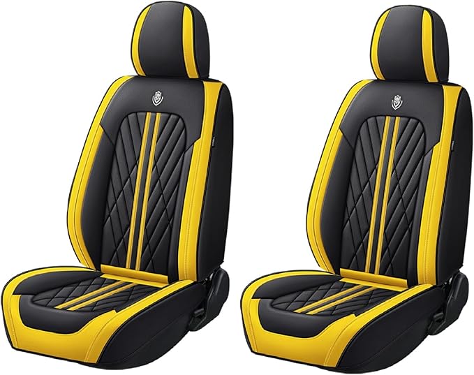 Universal Fit Waterproof Breathable Nappa Leather Automotive Vehicle Car Seat Covers Set Cushion Protector for Sedan SUV