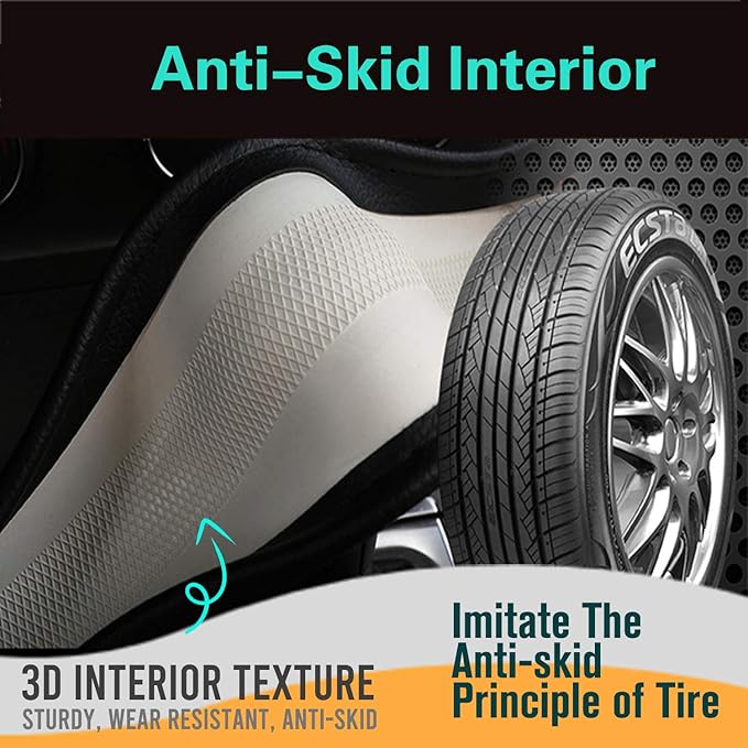 PINCTROT Small Size Steering Wheel Cover Great Grip with 3D Honeycomb Anti-Slip Design, 14 Inch (Purple)