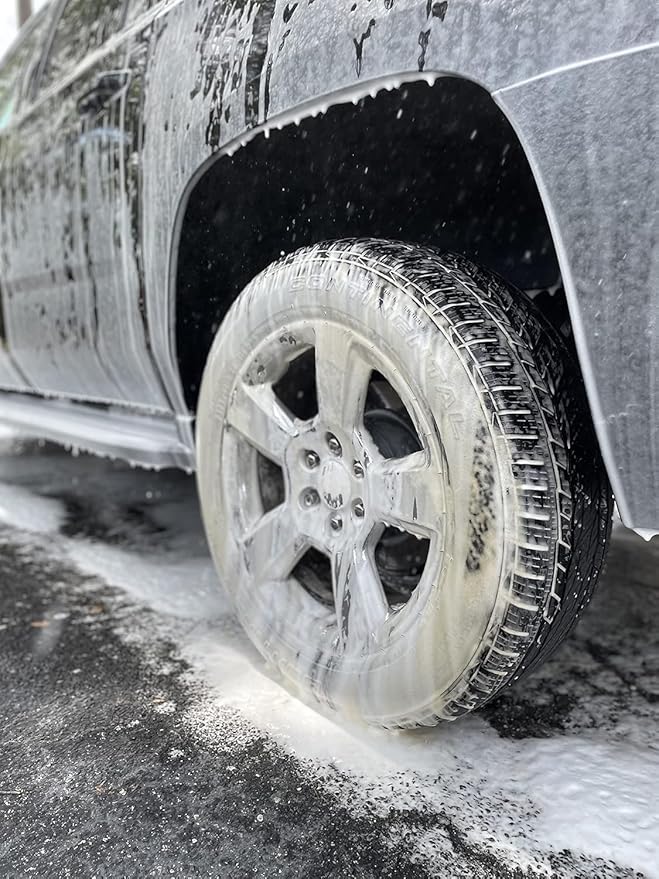 Wash Chems Pro50 Touchless Car Wash Detergent Soap Concentrate - No Brushing, Commercial Grade Professional Auto Foam Cleaner Also Great for Trucks, RVs, Tractors (2.5 Gallons)