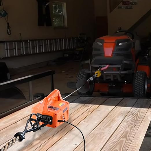 VEVOR 3-in-1 Electric Hoist Winch, 1100 lbs Capacity, 1500W Portable Power Winch, 30 ft Lifting Height, 16 ft/min with Wire and Wireless Remote Control, for Garage, Warehouse, Factory Lifting Towing