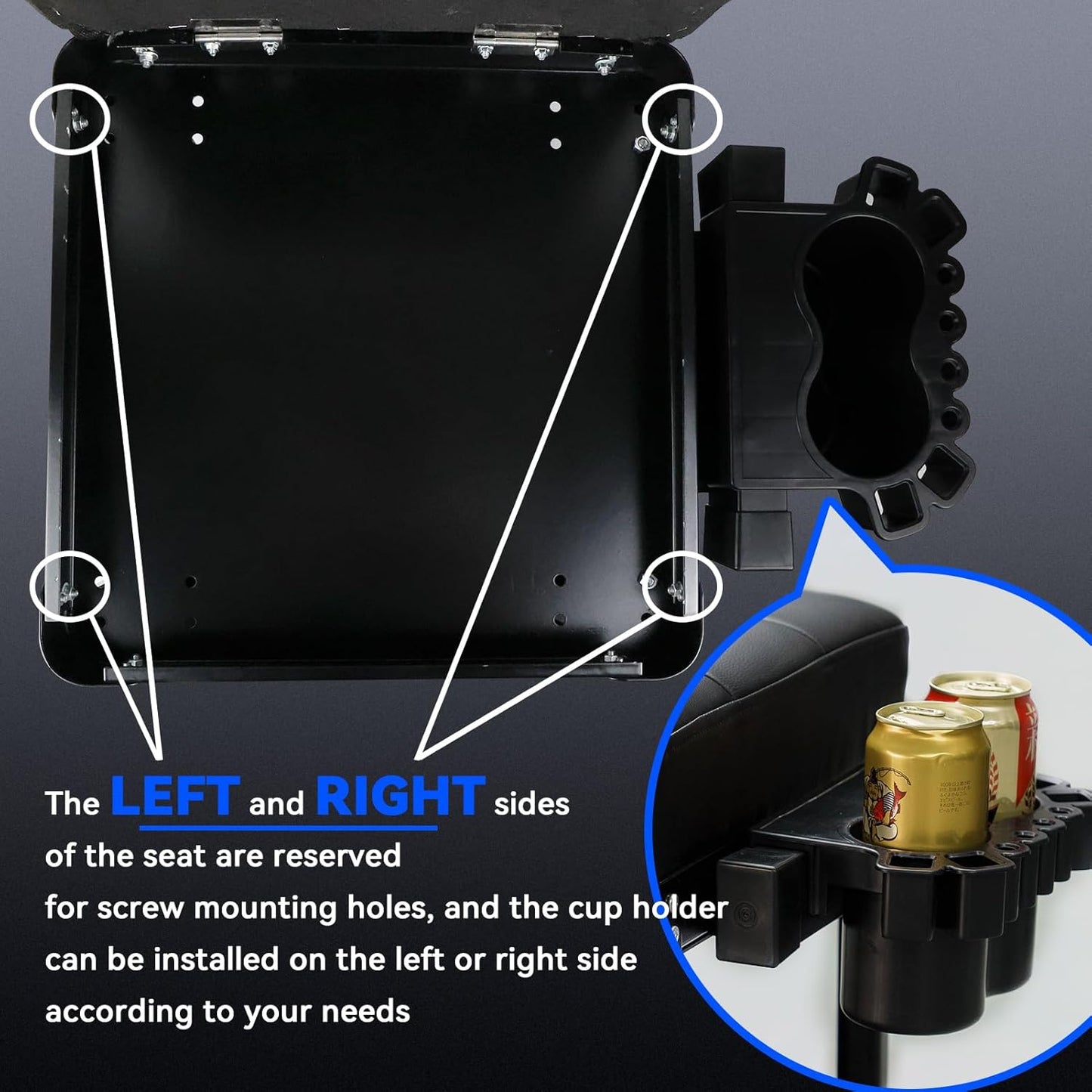 Rolling Creeper Garage Shop Seat for Men, Padded Mechanics Stool with Tool Tray Storage for Garage, Rolling Workshop Stool with Wheels, Auto Creeper Seat, 330 LBS Capacity, Heavy Duty, Black