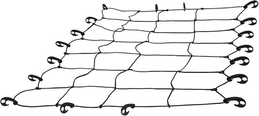 CURT 18201 65 x 38-Inch Elastic Cargo Net with Hooks for Roof Basket