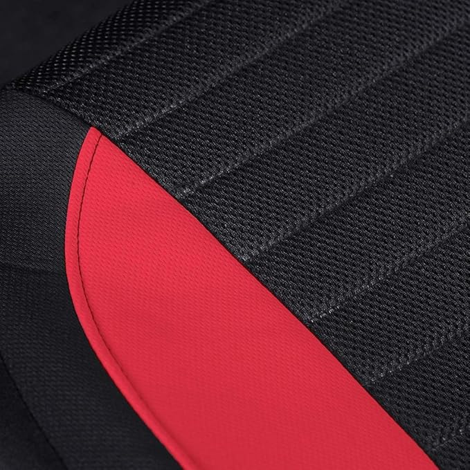AUTOYOUTH Car Seat Covers - Achieve The Perfect Combination of Style and Protection with Universal Fit for Sedan, Truck, SUV - Black Red